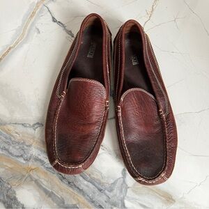 Duluth Brown Leather Loafers Mens 13
